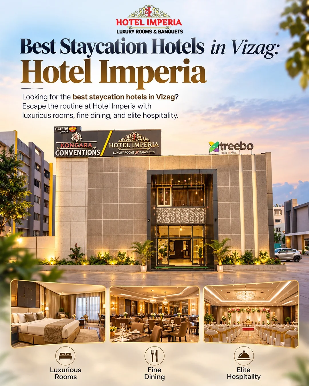 Best staycation hotels in Vizag